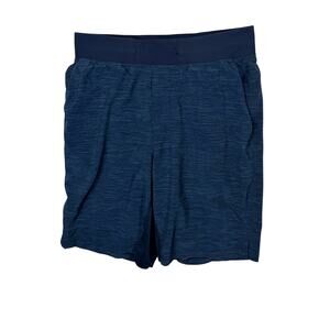Lululemon Mens THE Short 9" Unlined Navy Blue Heather Small